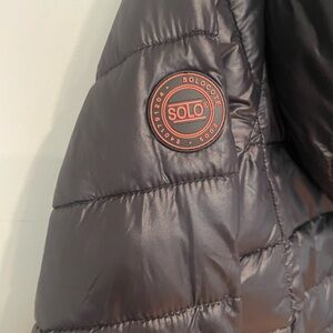 Boys black puffer jacket